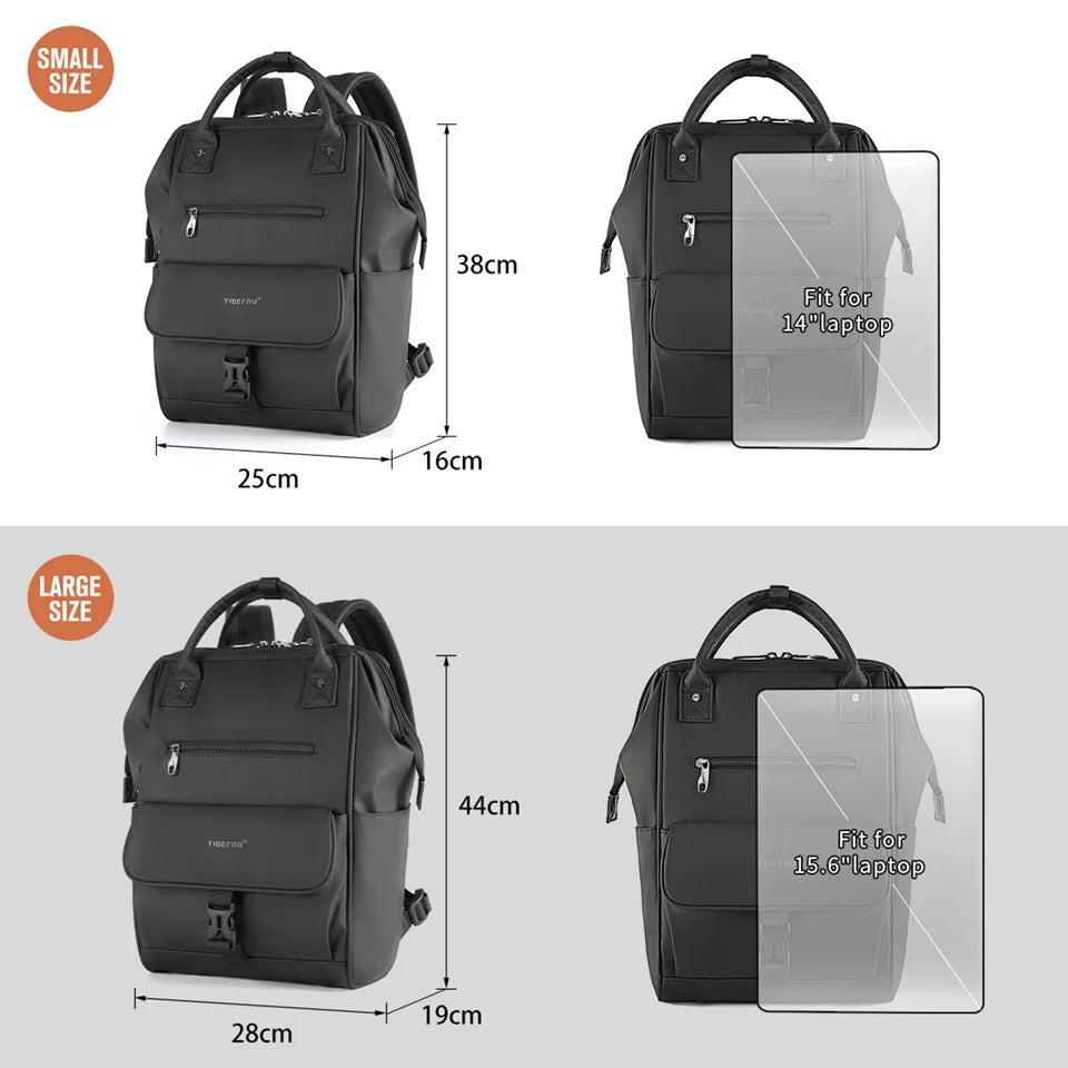 Tigernu New Ladies Casual Backpack For Women Splashproof TPU Travel Camping Female Handbags Light Weight Hiking School Backpacks