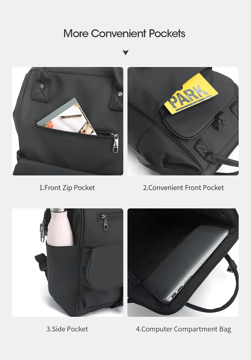 Tigernu New Ladies Casual Backpack For Women Splashproof TPU Travel Camping Female Handbags Light Weight Hiking School Backpacks