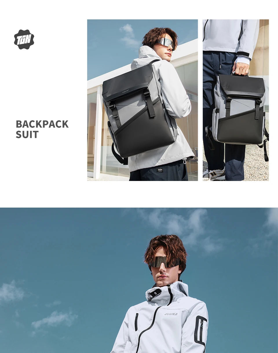 Tigernu Fashion Backpack Men Korean Style Laptop Backpack Waterproof Backpack Bags Male Business Backpacks Travel Bags Knapsack