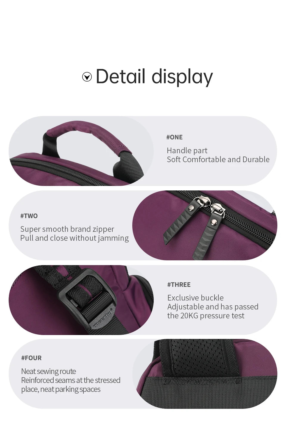 Tigernu Casual Backpack For Women 14 inch Laptop Bags For Women Lightweight Travel Backpack Female School Backpack Bags Knapsack
