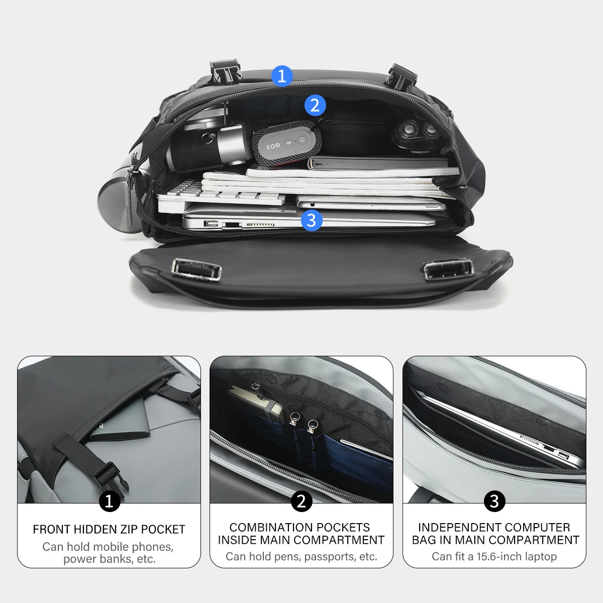 Tigernu Fashion Backpack Men Korean Style Laptop Backpack Waterproof Backpack Bags Male Business Backpacks Travel Bags Knapsack
