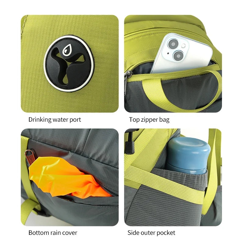 GOLDEN CAMEL 40L Outdoor Hiking Backpack Mountaineering Bag for Men Women Sports Trekking Backpack Light Travel Camping Rucksack