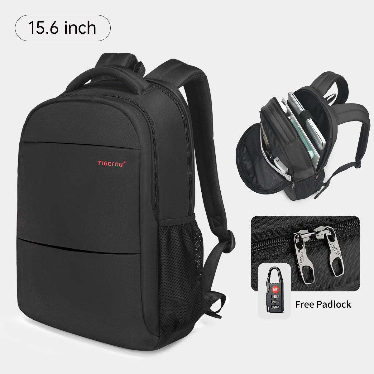 Tigernu Fashion Women Backpack Purple Anti Theft 15.6inch Laptop Backpack Female Waterproof Travel Backpack School Backpack Bags