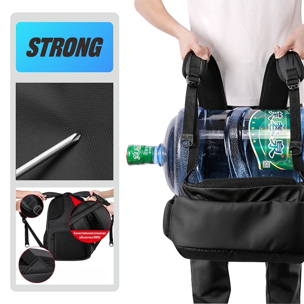 SWISS Men Laptop Backpack Waterproof Anti Theft USB Bag Large Capacity Fashion School Backpack Travel Backpack Back Pack Mochila
