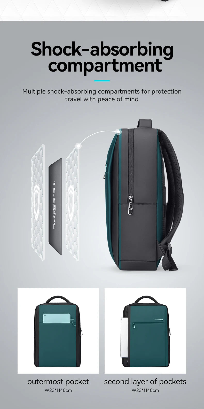 Mark Ryden Computer Backpack High Quality Oxford Cloth Waterproof Business Backpack School Backpacks