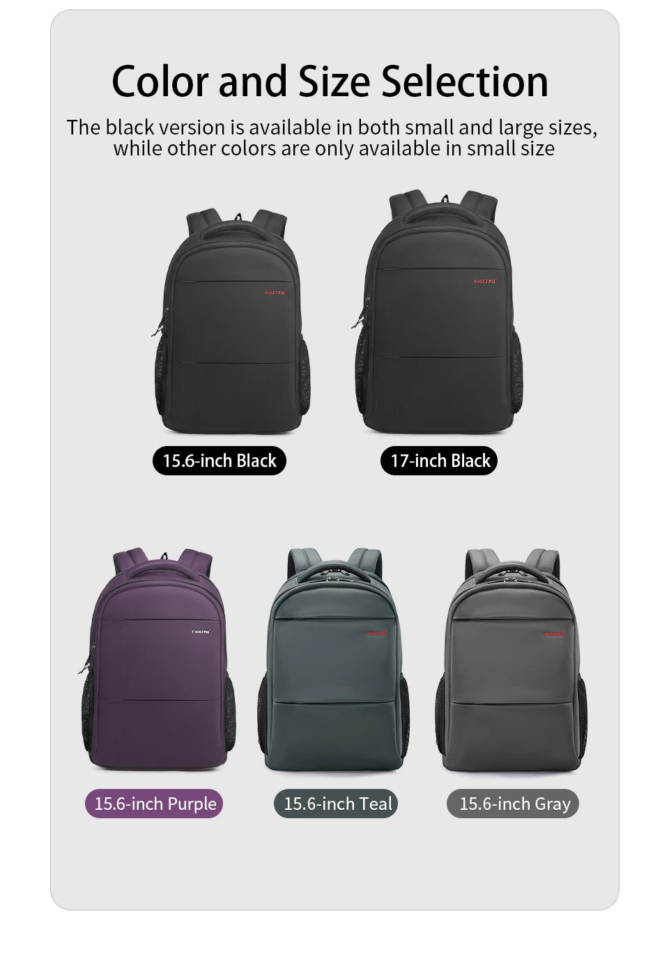 Tigernu Fashion Women Backpack Purple Anti Theft 15.6inch Laptop Backpack Female Waterproof Travel Backpack School Backpack Bags