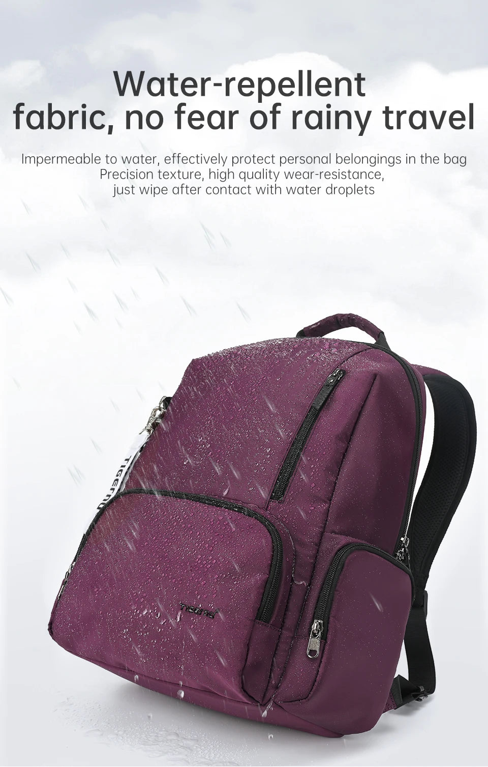 Tigernu Casual Backpack For Women 14 inch Laptop Bags For Women Lightweight Travel Backpack Female School Backpack Bags Knapsack