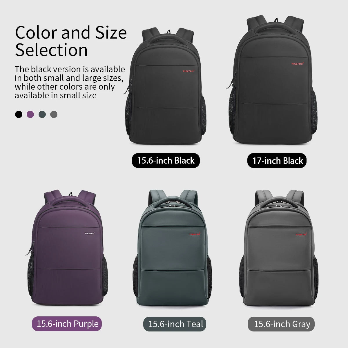 Tigernu Fashion Women Backpack Purple Anti Theft 15.6inch Laptop Backpack Female Waterproof Travel Backpack School Backpack Bags